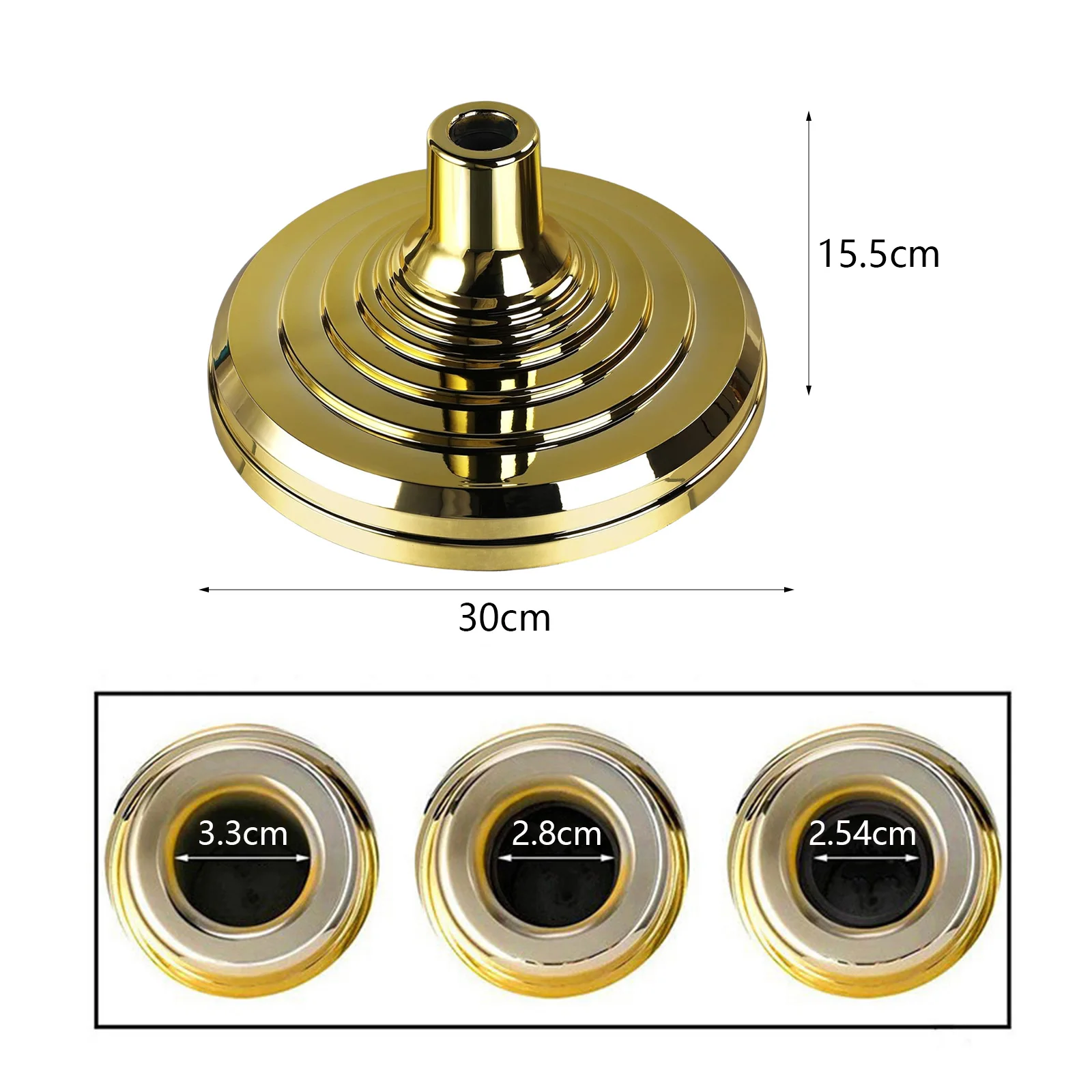 Floor Stand Base for Indoor Flagpole Gold Finish Indoor Flag Pole Holder for Classroom Conference Room Home Office Party
