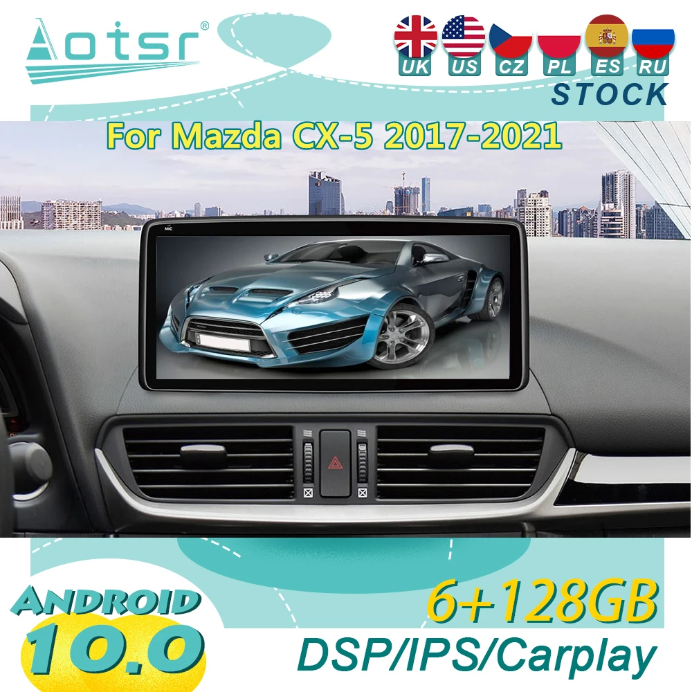 

For Mazda CX-5 2017 - 2021 Android Car Radio GPS Navigation Multimedia Player 2Din Autoradio Stereo Receiver Head Unit Screen