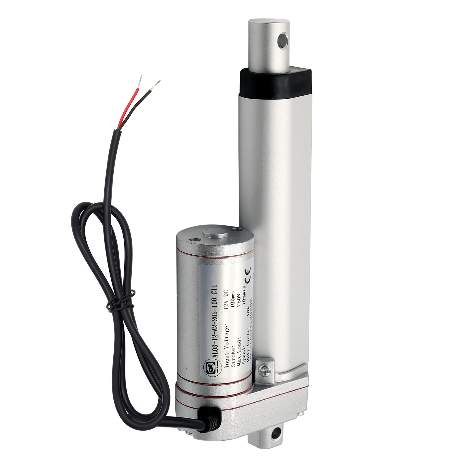 RF-Fernbedienung und Linearantrieb 12V 750N Metallgetriebe DC Elektrischer Fensteröffner Linearmotor 50mm 100mm 150mm Hub – Detail 5