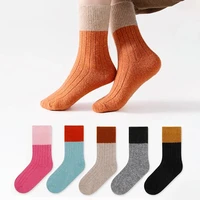 Socks Girl Wool Child Keep Warm Baby Girls Children's Winter Infant Sock Clothes Leggings Clothing 2-12 Years Mother Kids 6