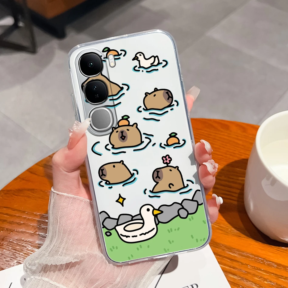 Lucky Flower Transparent Phone Case - Soft TPU Back Cover