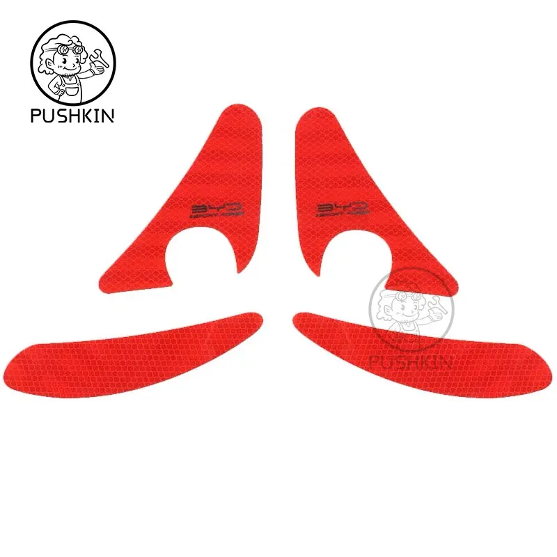 For BYD Seal ATTO 4 2022 2023 car interior parts Anti rear collision warning sticker for front bumper of door accessories