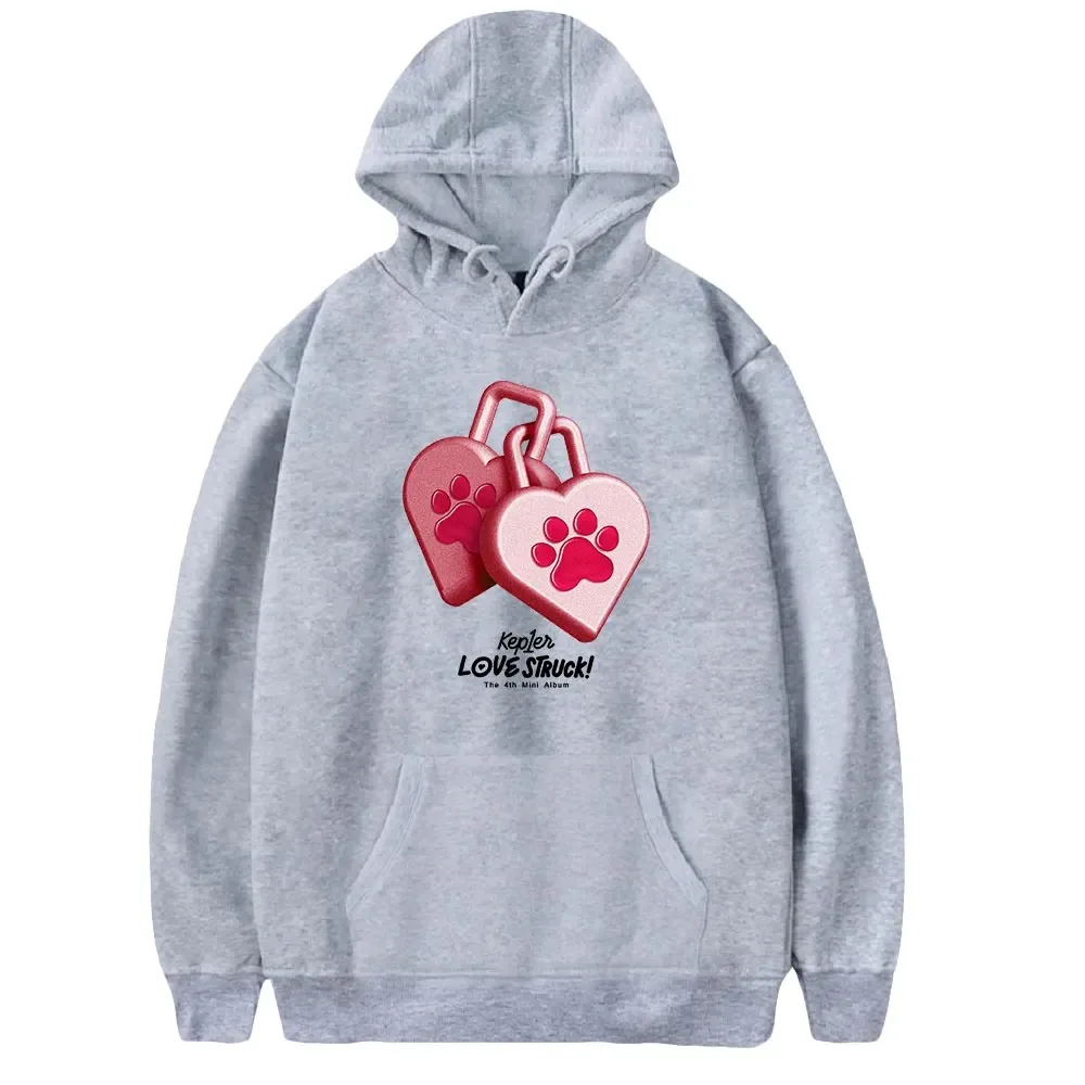 Kep1er Hip Hop Hoodies for Men and Women, Korean streetwear, K-Pop sweatshirt, LOVESTRUCK Merch, Autumn fashion, Fans 2024