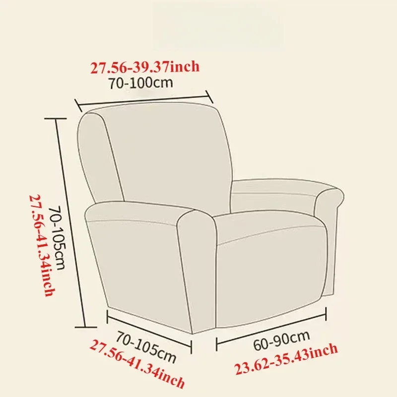 Elastic Single Sofa Cover Chair Cover Nordic Home Decor Room Armchair Slipcover Club Bar Hotel Sofa Covers Chair Cover Sofa Cover Furniture Cover