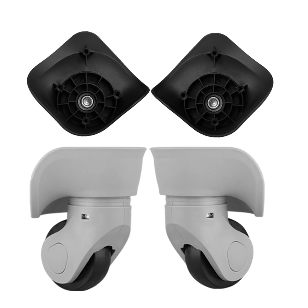 2PCS WX041 Suitcase Universal Wheel Replacement Suitcase Rotating Silent Shock Absorbing Wheel Accessories  Wheels Casters