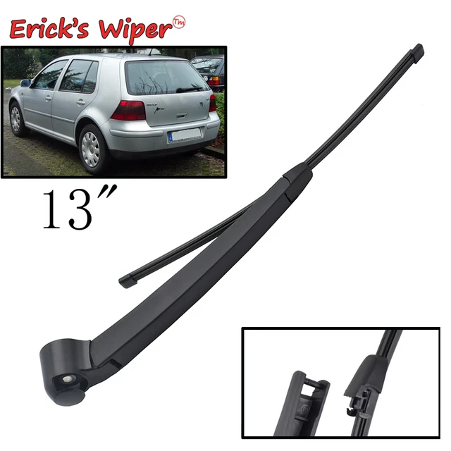 Erick's Wiper-Kit de balais et bras d'essuie-glace arrière, pare-brise,  hayon, fenêtre, brosse de pluie, VW Golf 4, IV, 1997-2002, 13" - AliExpress