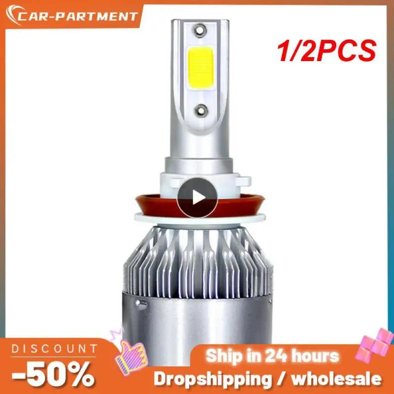 

1/2PCS 2x H7 LED H11 H4 Hi/Lo H1 H3 H8 HB1 HB3 HB4 HB5 PS24W HIR2 H13 H16 H27 9005 Car Headlight Bulbs 3000K 4300K 6000K 8000K