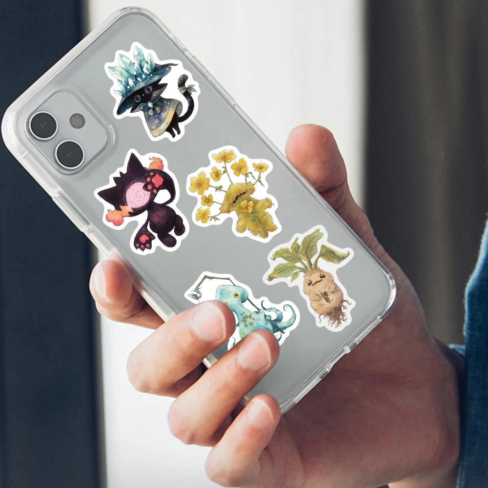 50 stücke Lustige Nette Cartoon Märchen Seltsame Tiere Aufkleber Für Laptop Wasser Flasche Gepäck Notebook Wasserdichte Graffiti Aufkleber – Detail 3