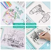 AngelMark 1Pc Drawing Needle Pen Art Marker Professional Hand-painted Hook Line Sketch Journal Writing School Student Supplies 4