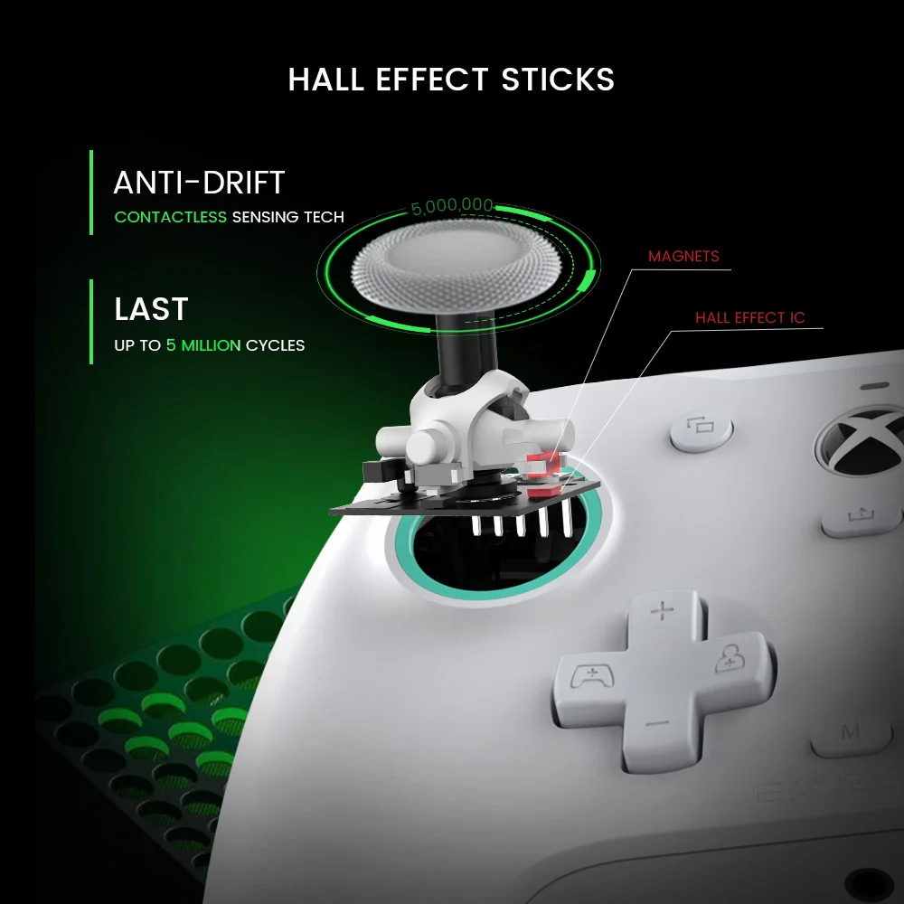 GameSir G7 SE - Ultimate Wired Gaming Controller for Xbox Series X, Series S, and Xbox One with Hall Effect Sticks