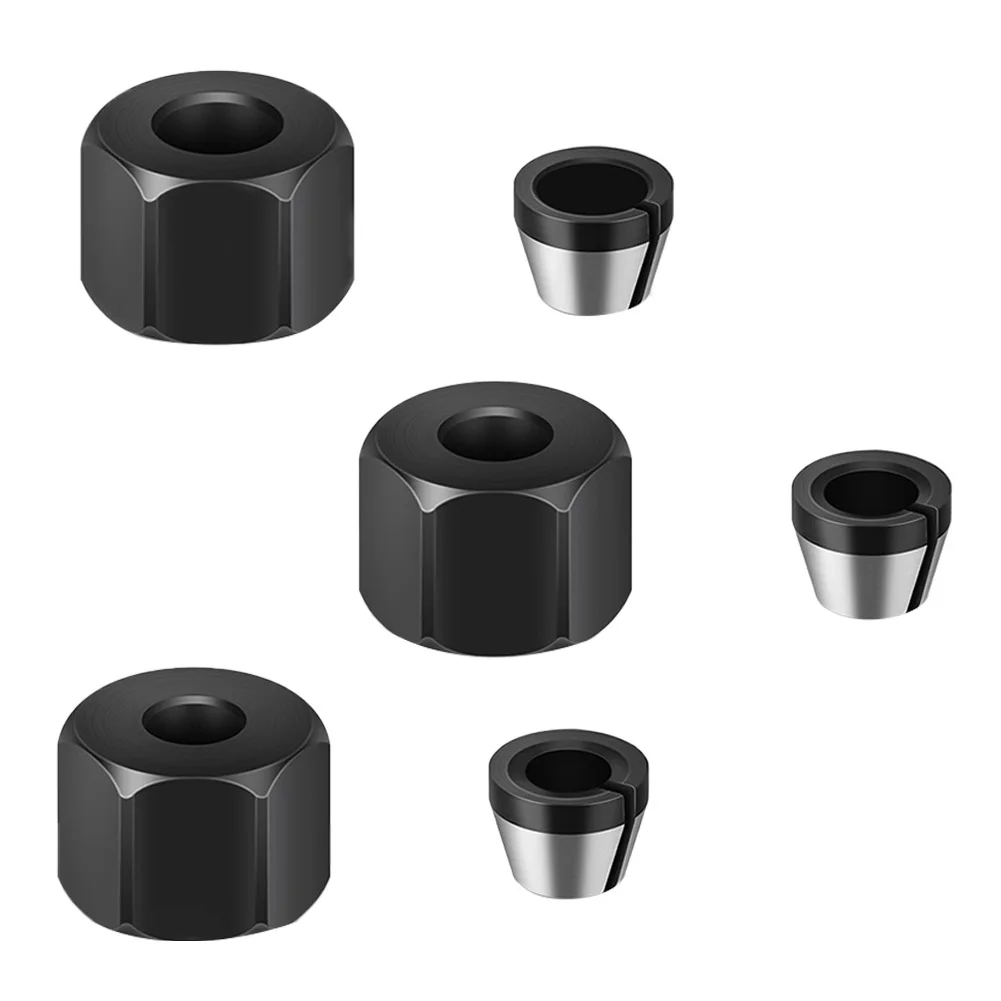 

Chuck Router Bit Trimmer Collet For Wood Router 1/4inch 6mm 8mm Engraving Trimming Machine For Engraving Machine New