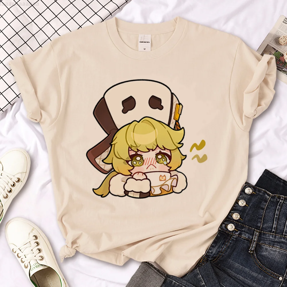 Honkai Star Rail Tshirt Donna Streetwear Harajuku Top Girl Harajuku Abbigliamento