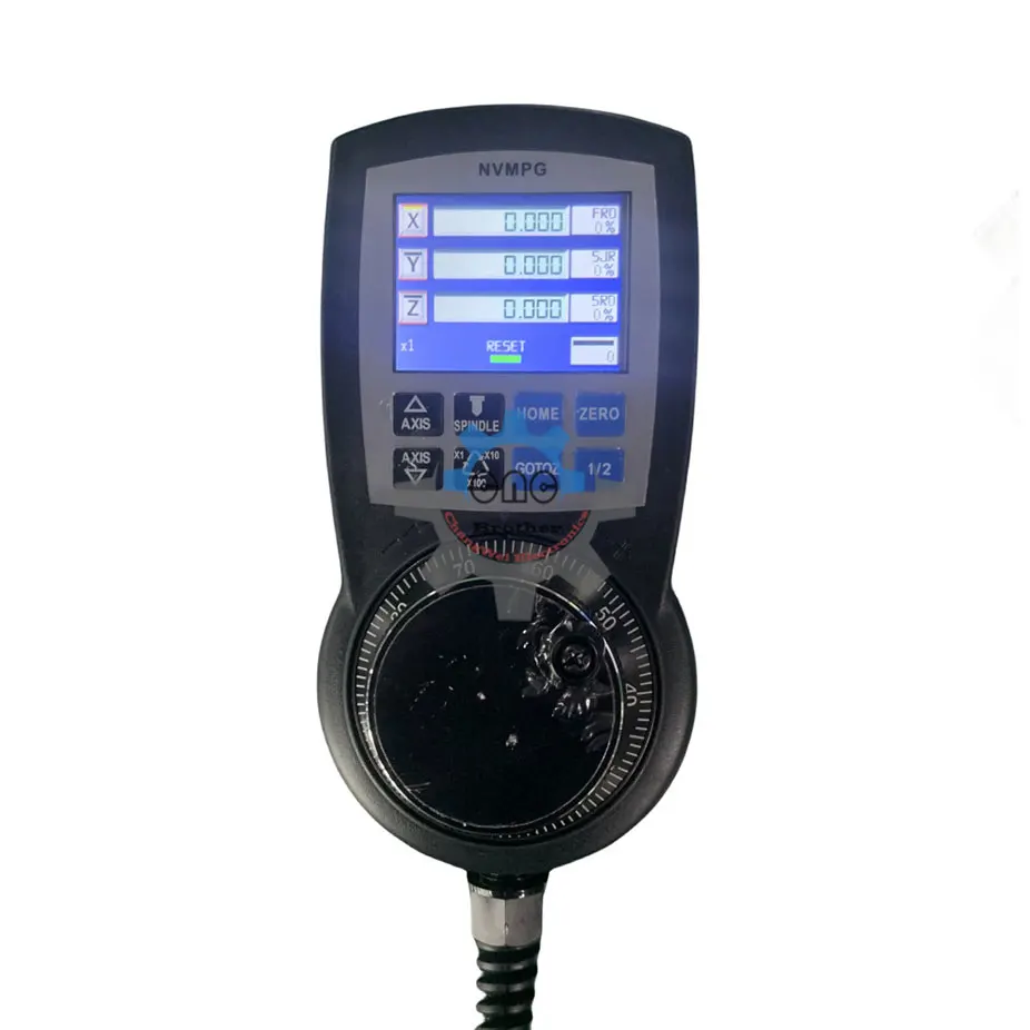 ハンドホイールおよび液晶付き手動パルス発生器,nvmpg,CNC, 6軸