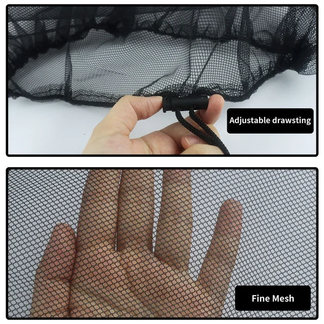 Esővíz-Gyűjtemény Nettó Burkolat Fekete Vödör Motorháztető Védő Kültéri Elválasztó Képernyő Rovarbiztos - Image 5