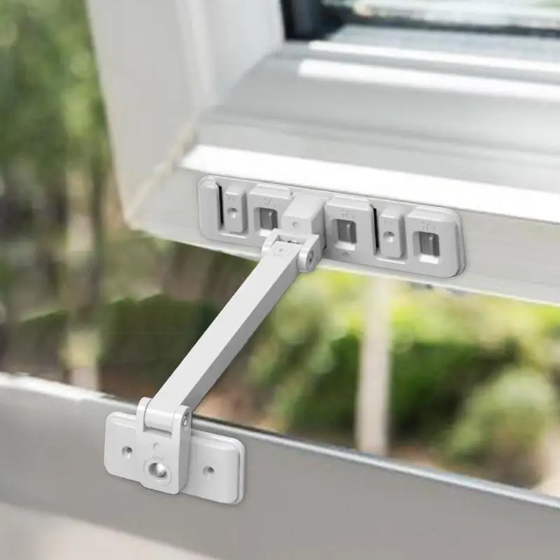 Baby Safety Window Lock Window Stopper With Strong Adhesive No Key Required Simple Practical Locks For Enhanced Safety