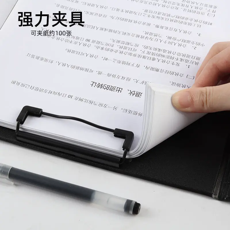 Stationery Writing Board Nurse Clipboard Leather Splint A4 A5 Signature Board Writing Pad writing clipboard transparent clipboard business folder clipboard holder