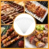 Wholesales BBQ Barbeque Skewers Needle 20cm Metal Utensil Fork Pins Iron Outdoor Traveling Tools 3