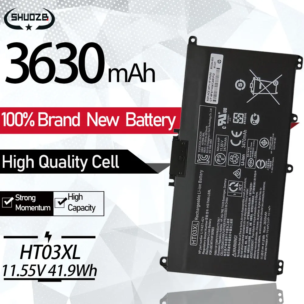 Bateria para hp Pavilion 250 255 g7 L11119855 L114211c1 L114212c2 15-cw1000au Tpn-q209 Hstnn-lb8m Db8r Ht03xl 15-cs0037t Ht03