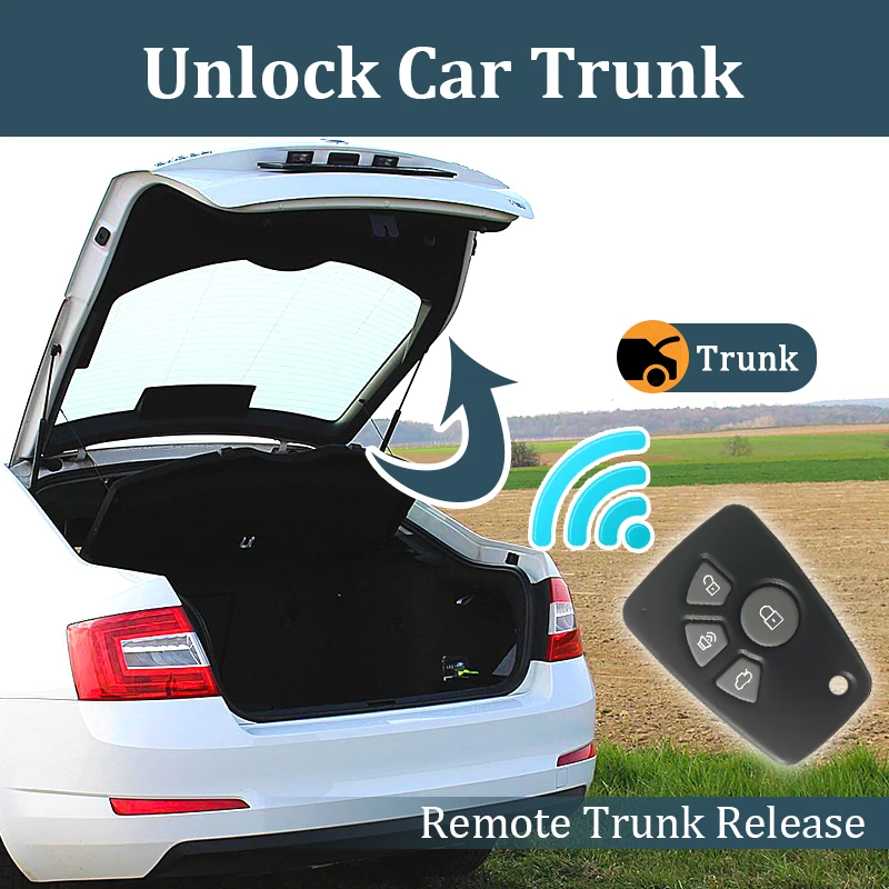 Car Alarm System Remote Central Door Lock Entry Keyless Central Locking Auto Remote Kit For Car