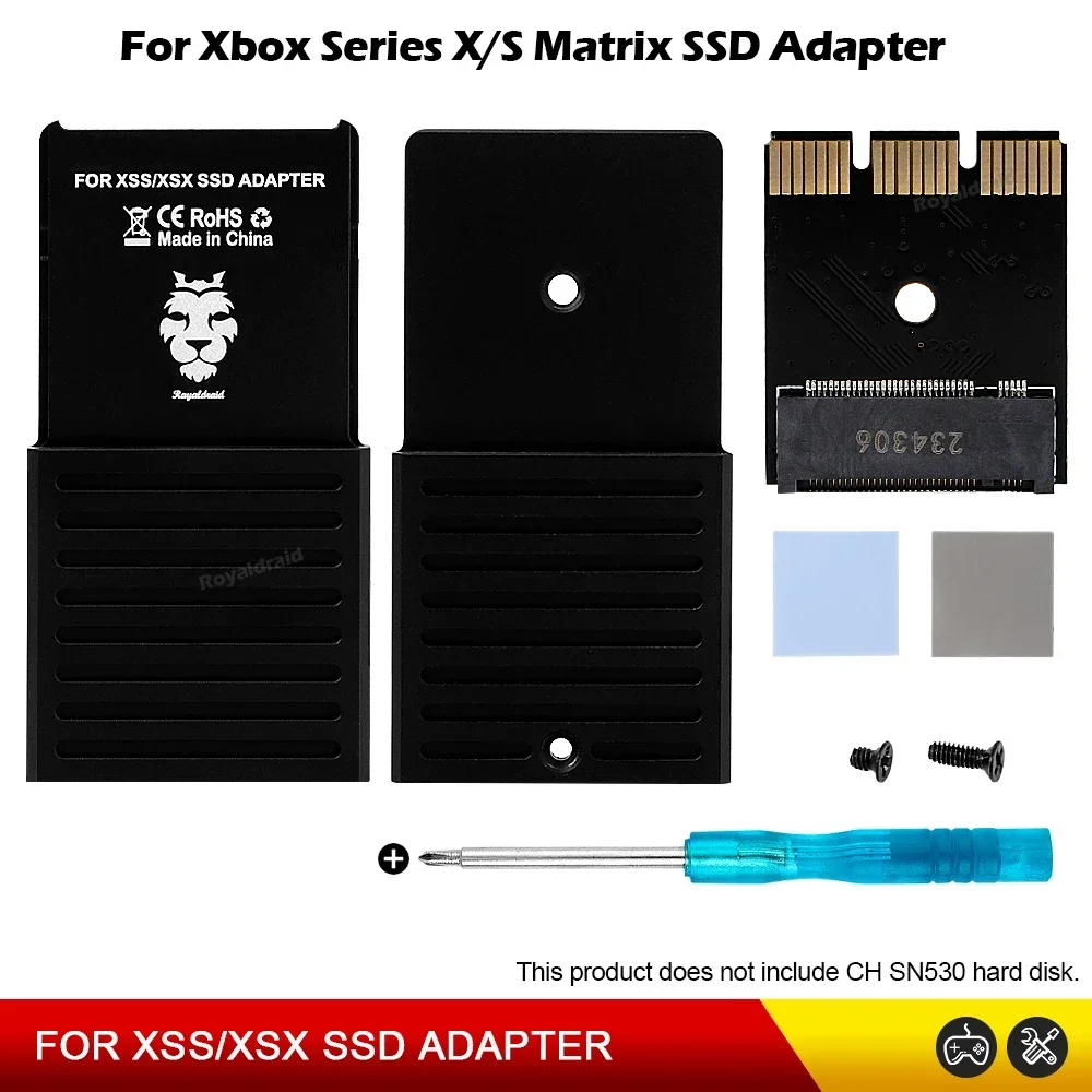 For Xbox Series X/S Matrix SSD Adapter Hard Drive Conversion Box M2 NVME 2230 PCIE4.0 Series Expansion Card Box