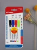 MOTARRO 4Pcs Whiteboard Magnetic Markers Set Fine Tip Dry Erase Markers with Eraser for Home Office School Supplies 2
