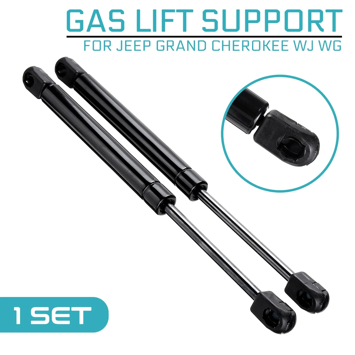 1pair Car Front Engine Hood Lift Supports Props Rod Arm Gas Springs Shocks Strut Bars 55136764AA For Jeep Grand Cherokee WJ WG