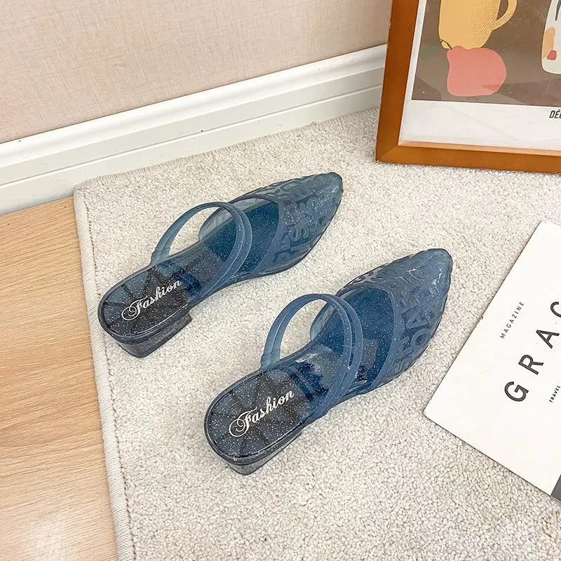 Ladies Heel Pvc Ladies Chappal PVC Ladies Diamond Heel Chappal