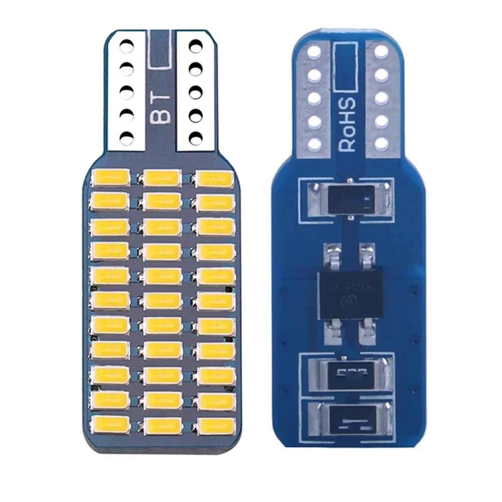 10pcs T10 192 194 168 W5W LED  3014 33SMD ڵ      4300K 5000K   ̽  12V