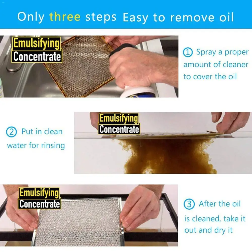 Cleaner Kitchen Degreasing Cleaning Agent Heavy Oil Strong Decontamination for Toilet Washing Machine To Dissolve Oil Multi