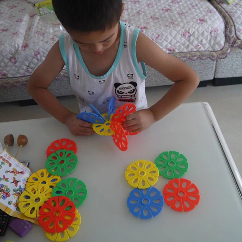 Snowflake Building Blocks Building Blocks Toys 9CM For 3 5 7 9 Years Old Boys Girls