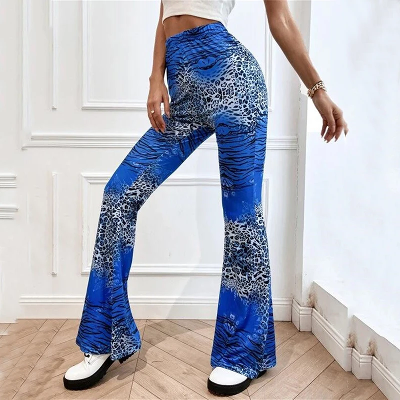 high street ripped jeans women autumn new retro plus size hip hop pants mom jeans overalls boyfriend pants Y2K Print Pant Boho Retro Street Trend Overalls New Fashion Harajuku Casual Loose Punk Rock Straight Wide Leg Trouser Streetwear