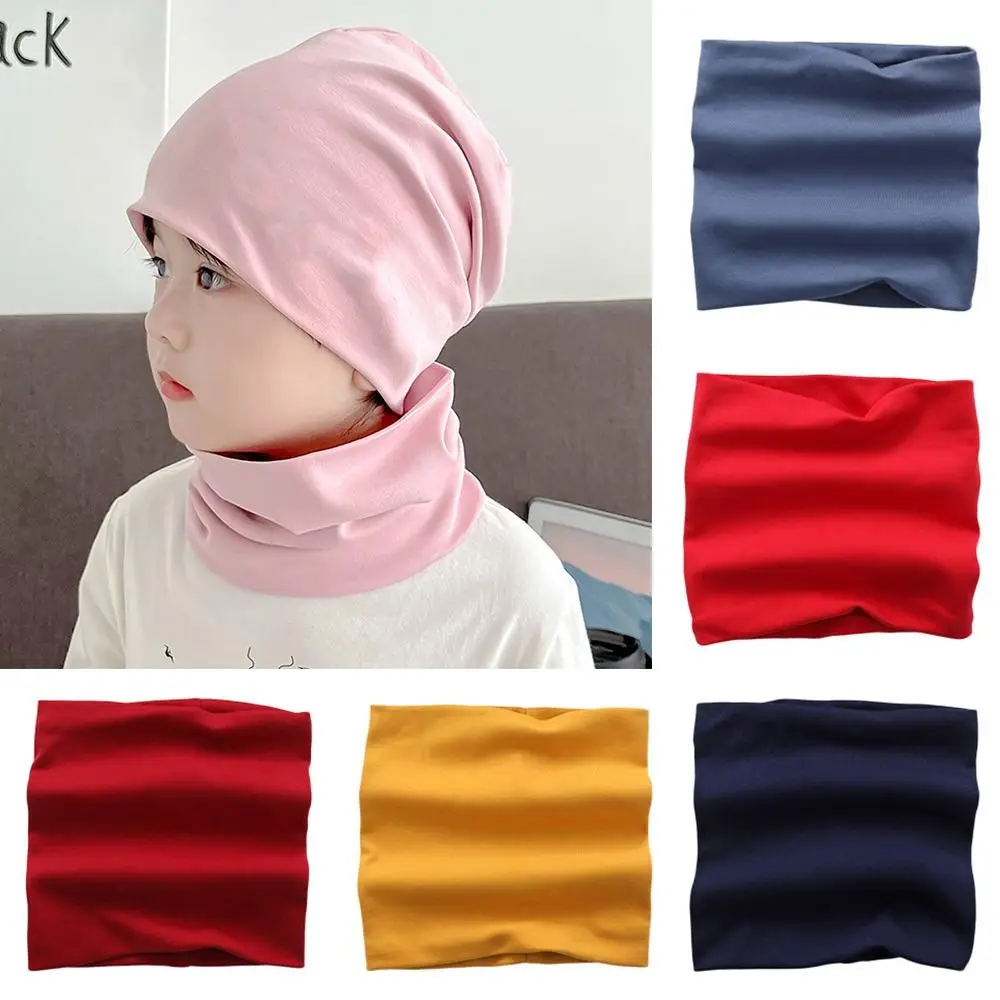 2-12세 겨울용 아동용 면 스카프, 신축성 있는 귀여운 어린이 목 보온 캐시미어..