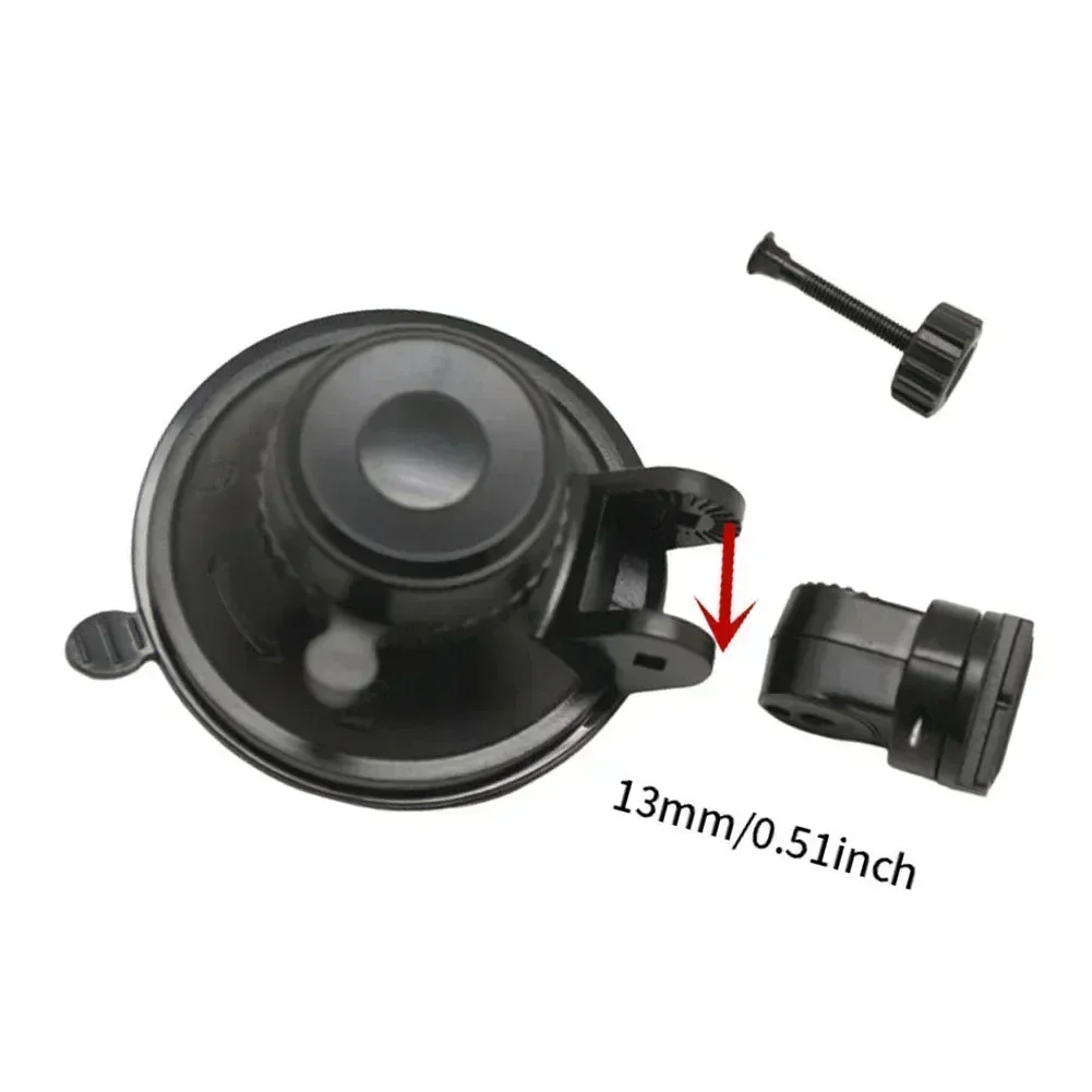 Windshield GPS Holder Black DVR Suction Cup Dash Cam Holder For 360 Dash Cam