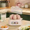 Mini Food Steamer Multi-layer combination Egg Boiler Food Warmer Rice cooker Dry burning Prevention Auto-off Eggtart making Tool 5