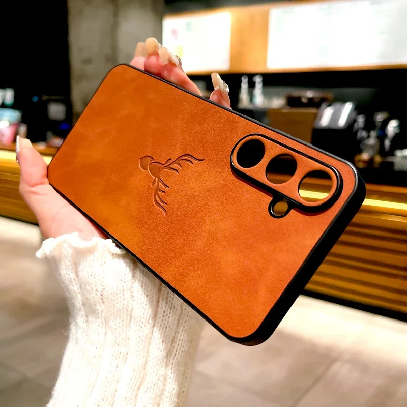 Vintage Leather Smartphone Case - Premium Protective Cover