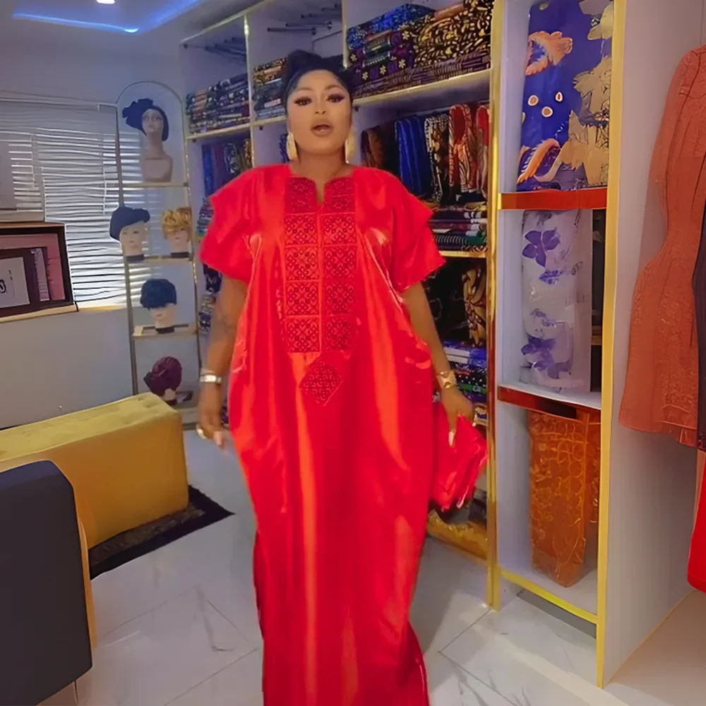 

2024 Abayas для женщин Дубай Роскошные африканские мусульманские модные платья Caftan вечерние платья Boubou халат африканские наряды