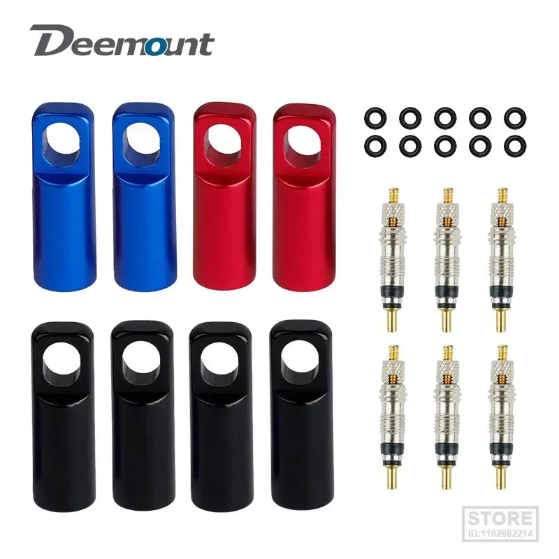 

Deemount 2 в 1 колпачки Presta F/V Инструмент для капитального ремонта сердечника клапана CNC анодированный сплав фотовес соска для велосипеда 4/2/1 шт.