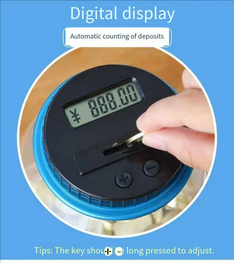 Digitale spaarpot met lcd-scherm voor het tellen van munten_voghion.com