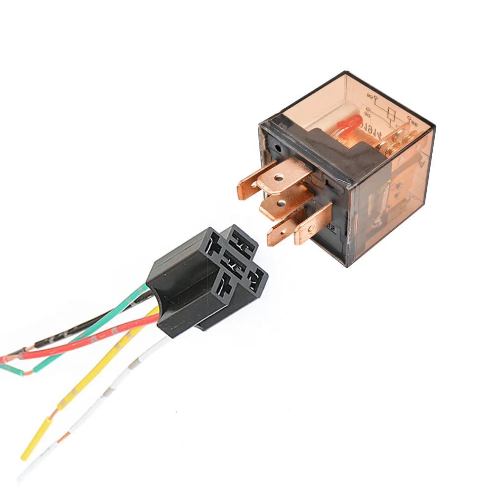 12V24V80A100A4Pin5PinWaterproofAutomotiveRelaySPDTCarControl