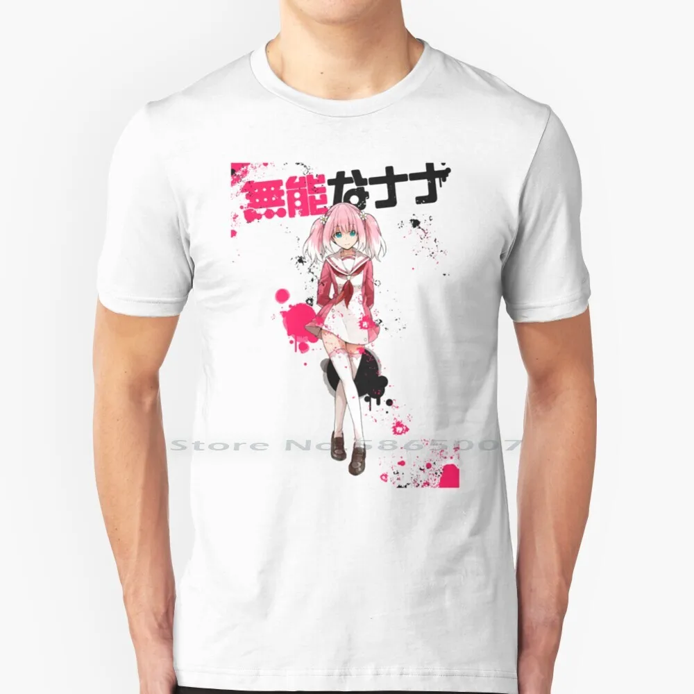 

Футболка Munou Na Нана-Нана Hiiragi, 100% хлопок, манга, новинка, аниме Нана Hiiragi Kyouya Onodera Talentless, Нана, неодарная Нана