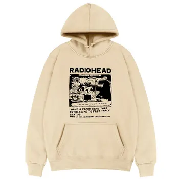 Fashion Radiohead Band North America Tour Hoodie Men Women Sweatshirts Oversized Clothes Harajuku Pullover Grunge Boys Girl Tops 1