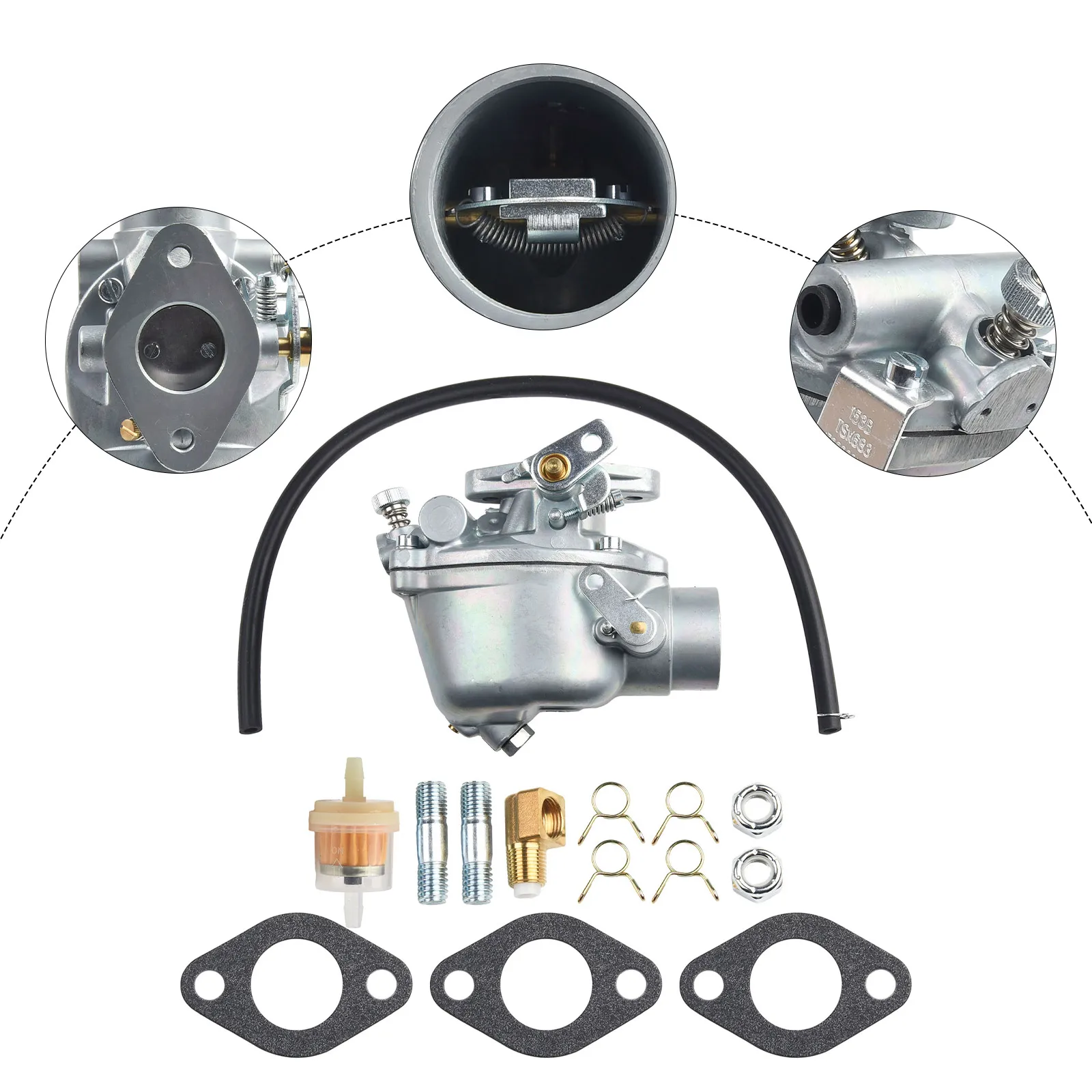 New Carburetor For Massey Ferguson MF Tractors TE20, TO20, TO30 - Replaces 183576M91