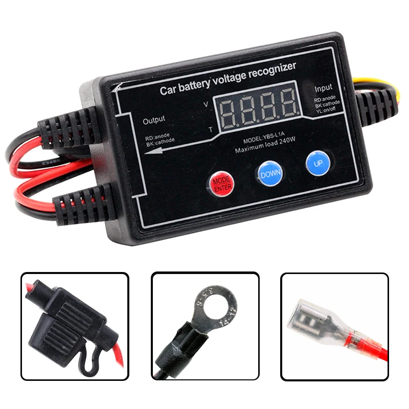 CarDRLControllerAutoLEDDaytimeRunningLightRelayHarnessDimmer12/24VwithOn/offFunctionThresholdVoltageAdjustable-AliExpress