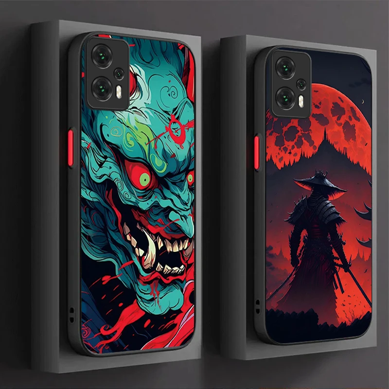 Samurai Hannya Mask Ghost Protective Phone Case