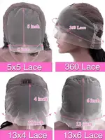 HD Transparent 13x4 13x6 vague de corps dentelle avant perruque pré plumée 360 dentelle frontale perruque perruques de cheveux humains pour les femmes 5x5 fermeture perruque 6