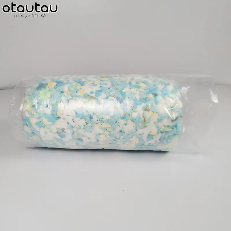 OTAUTAU 25lbs 11kg 500L Shredded Memory Foam Cotton Pouf Filling