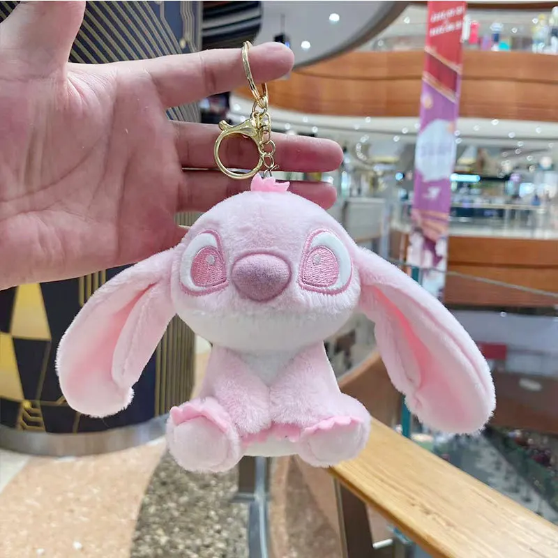 2023 New Miniso Disney Stitch Plush Doll Key Chains Pendant Accessories for  Handbags Anine Kawaii Things Cute Items Girls Gifts - AliExpress