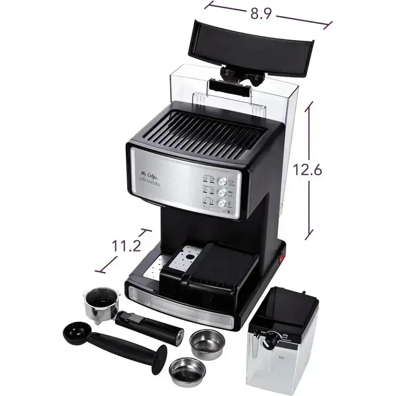 Mr Coffee Espresso Cappuccino Machine with Milk Frother