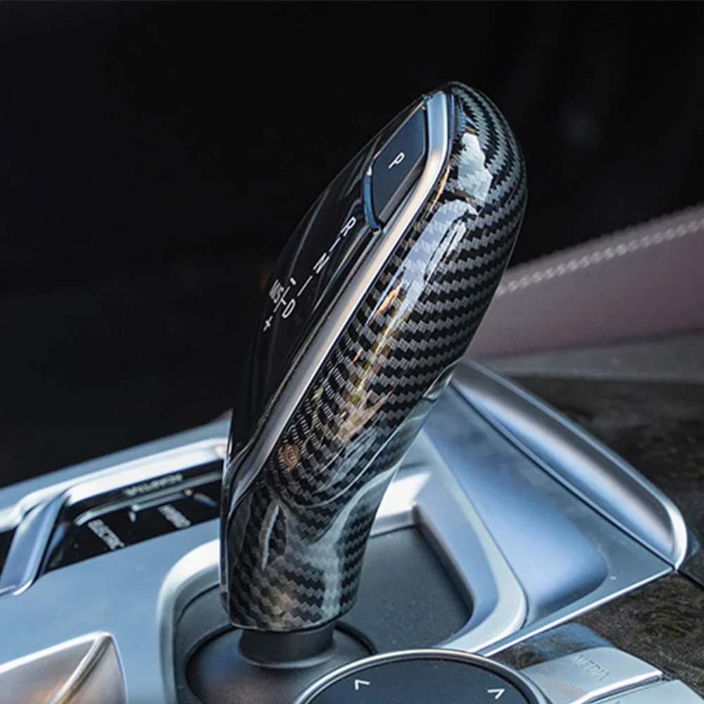 Left Hand Drive Black Red Gear Shift Knob Trim Cover