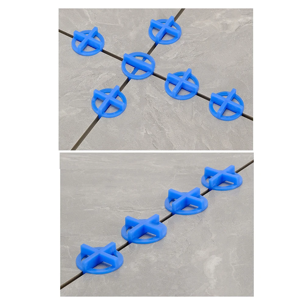 100 Stück Fliesen-Nivelliersystem-Clips, Abstandshalter, Keil für die Installation von Boden-, Wandfliesen mit Kunststoffgrößen von 1 bis 3 mm – Detail 10